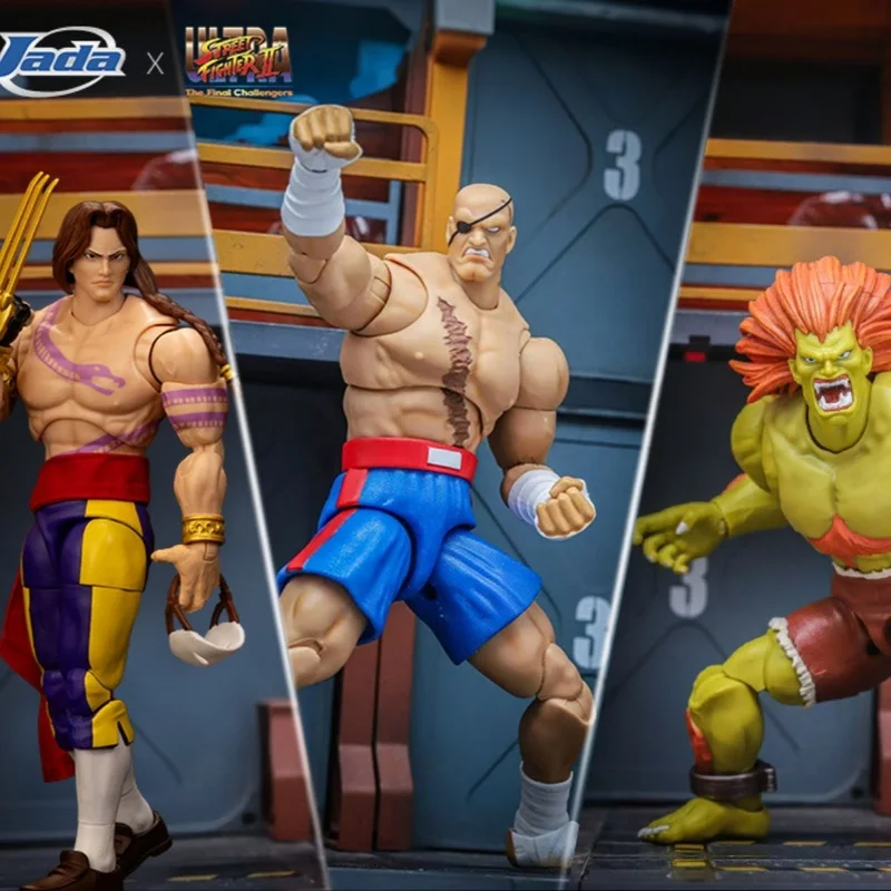 

Jada Street Fighter 1/12 6-дюймовая фигурка Blanka Sagat Vega, экшн-модель, игрушка, аниме, уличный истребитель, фигурка, кукла, коллекционное украшение