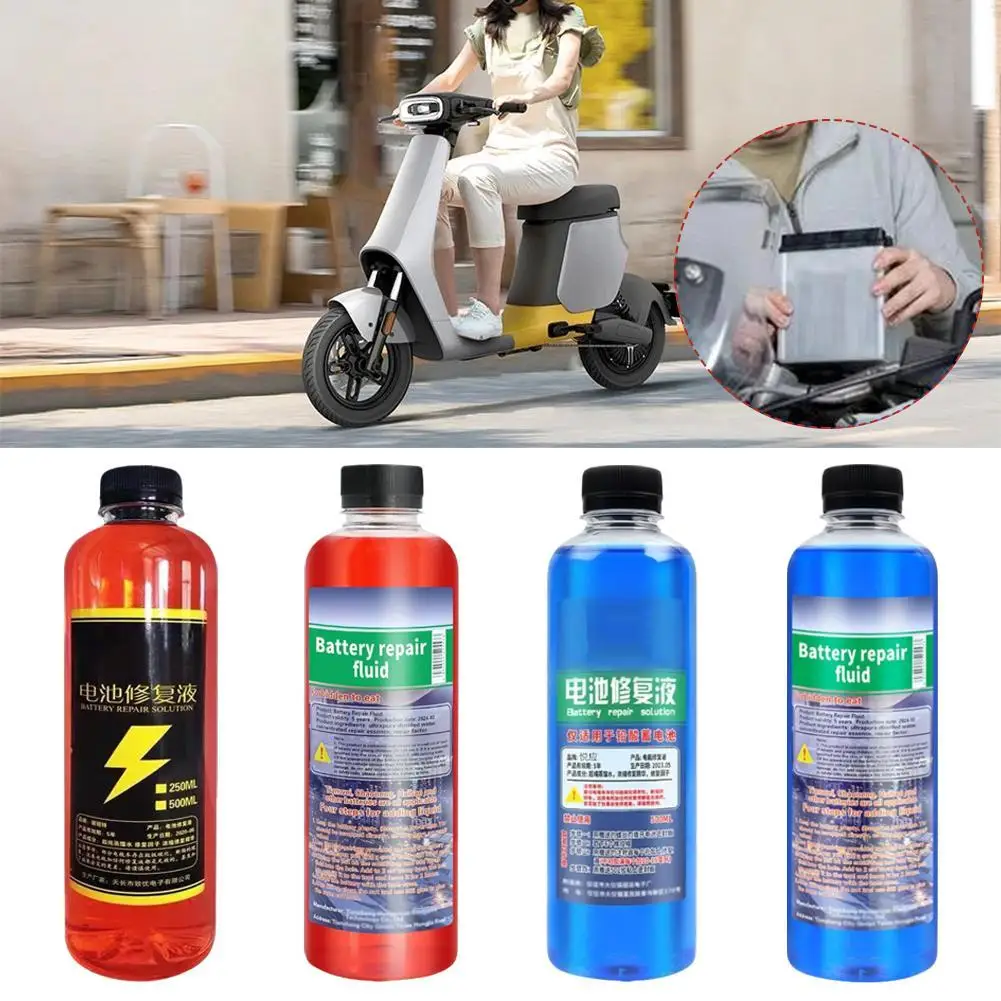 

500ML Car Battery Additive Battery Electrolyte Battery Liquid Extends Battery Life Efficient Repair for Golf Cart