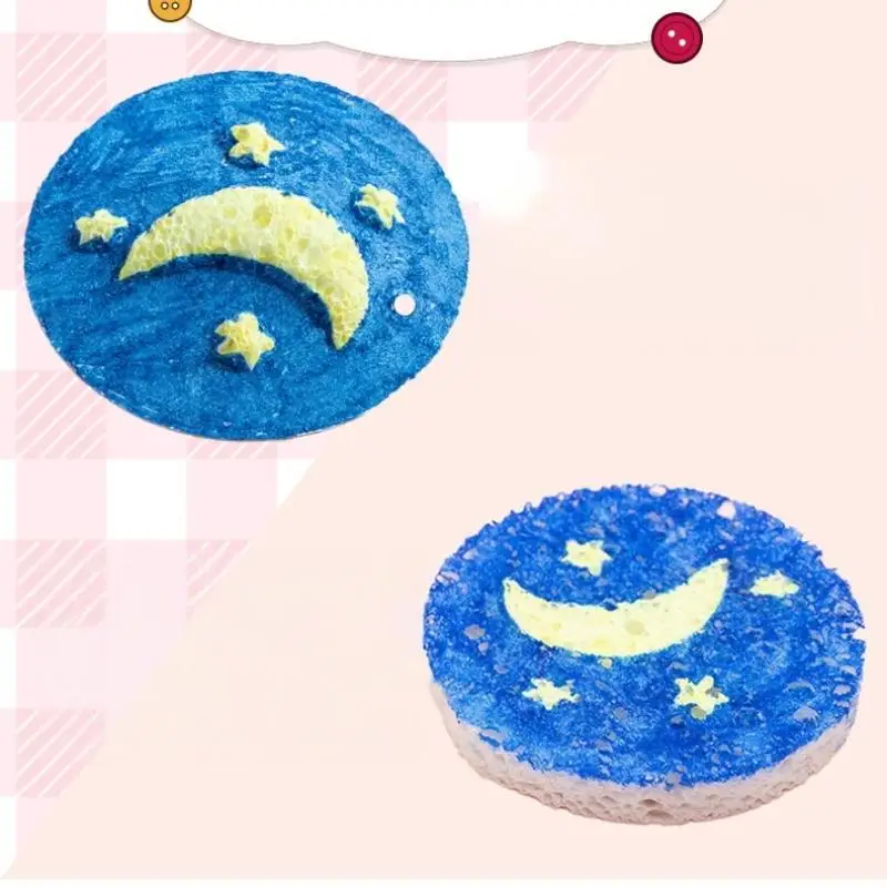 4Pcs DIY Drawing Art Educational Craft Sponge Canvas Board Handicraft Toy 3D Magic Puffy Foam Texture Painting Paper For Kids view 4