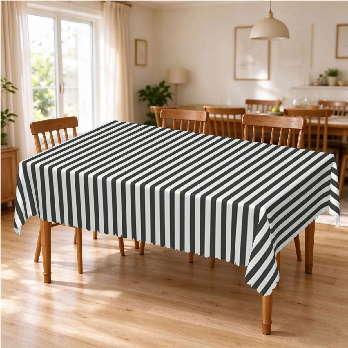 Vertical And Horizontal Diagonal Stripe Tablecloth Restaurant Kitchen Rectangular Tablecloth Party Tablecloth Dining Table Cover