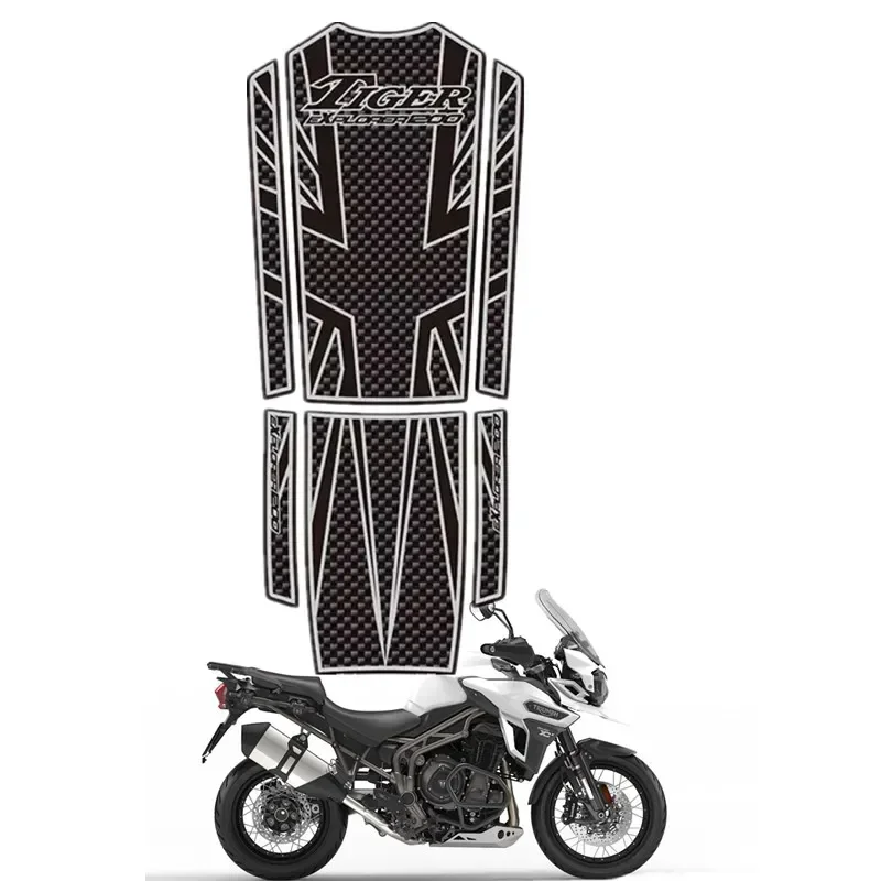 

Для Triumph Explorer 1200 2012 - 2017 XC защитная накладка на бак мотоцикла 3D Gel Sticker MOto