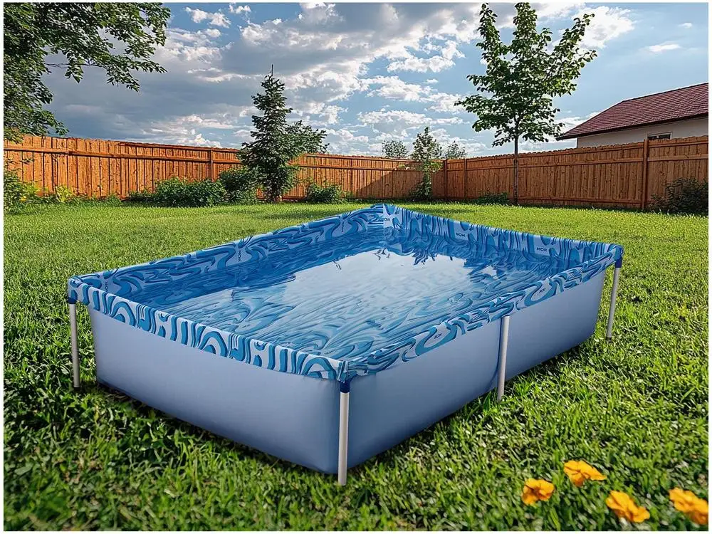 Children's Structured Pool Rectangular Mor 1000L