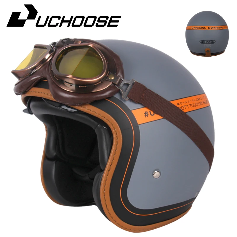 Stip open gezicht casco moto voor harley motoraccessoires mannen moto helmen gecertificeerd retro motorhelm cafe racer