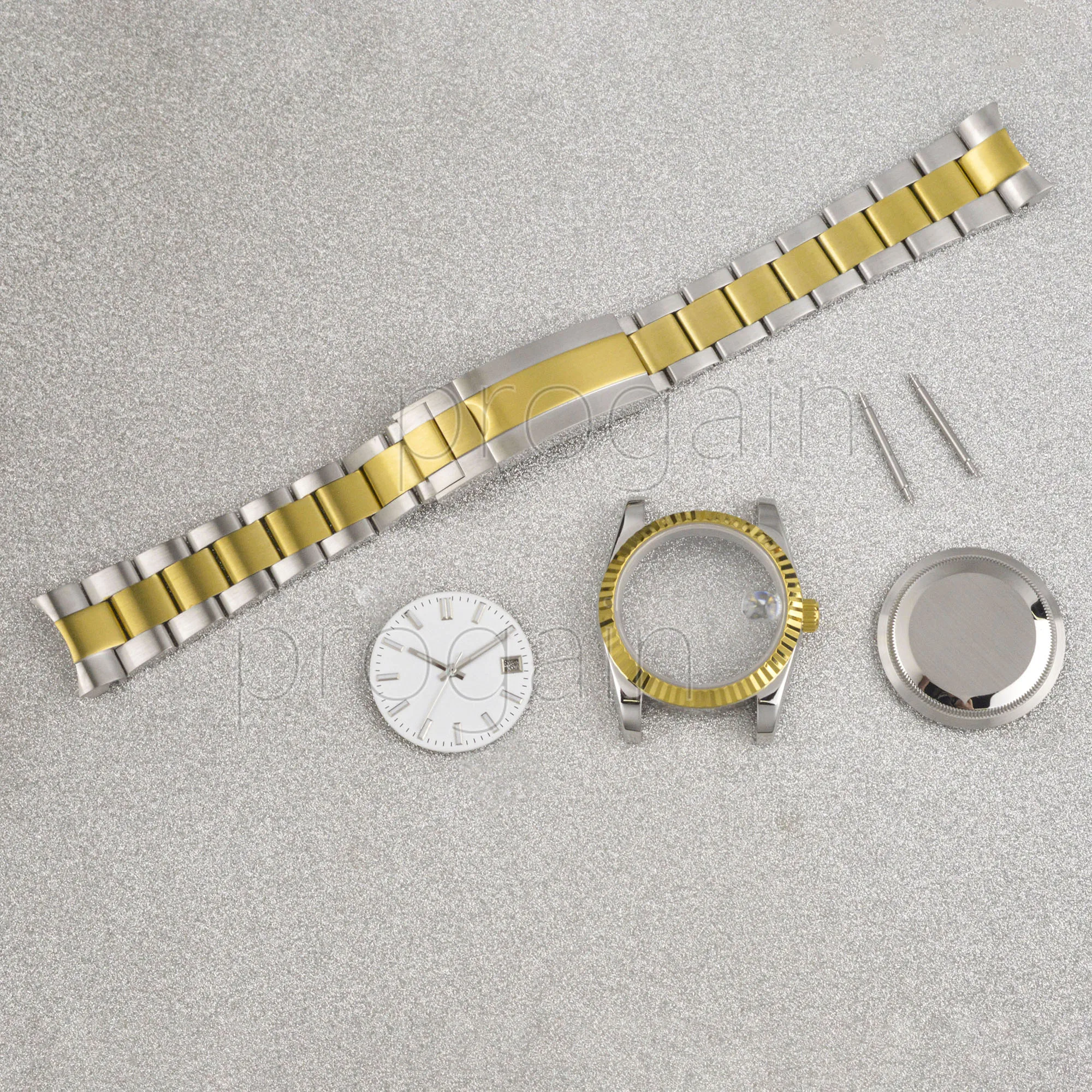 NH35 Watch Case for Datejust Case Stainless Steel Oyster Strap 28.5MM Dial Sapphire Glass fit NH35 NH36 Movement Watch Parts