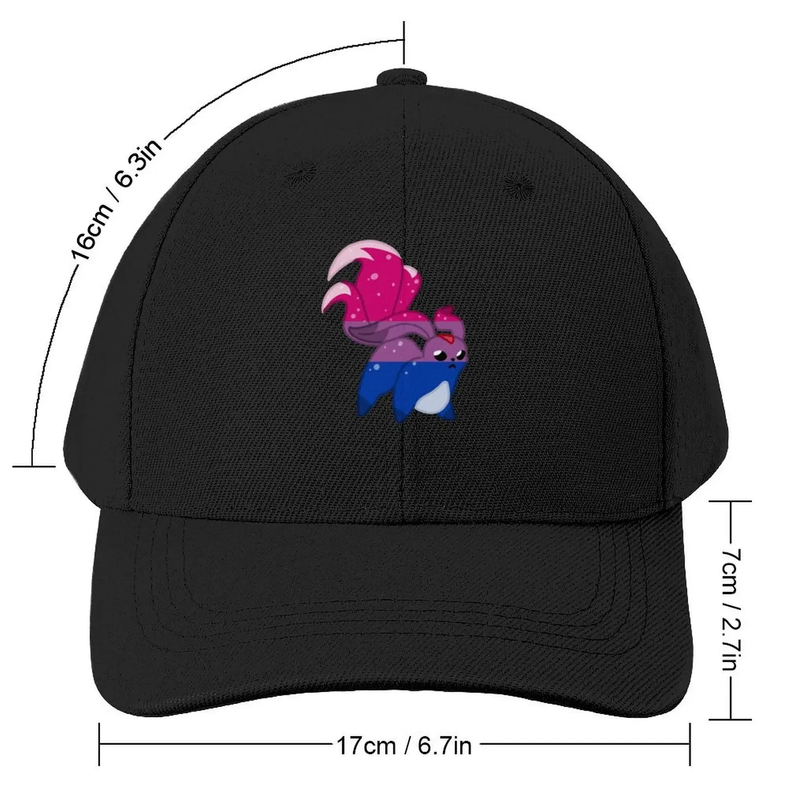 FFXIV Carbuncle - Bisexual Pride Version Baseball Cap Military Tactical Cap Luxury Cap hiking hat Mens Women's