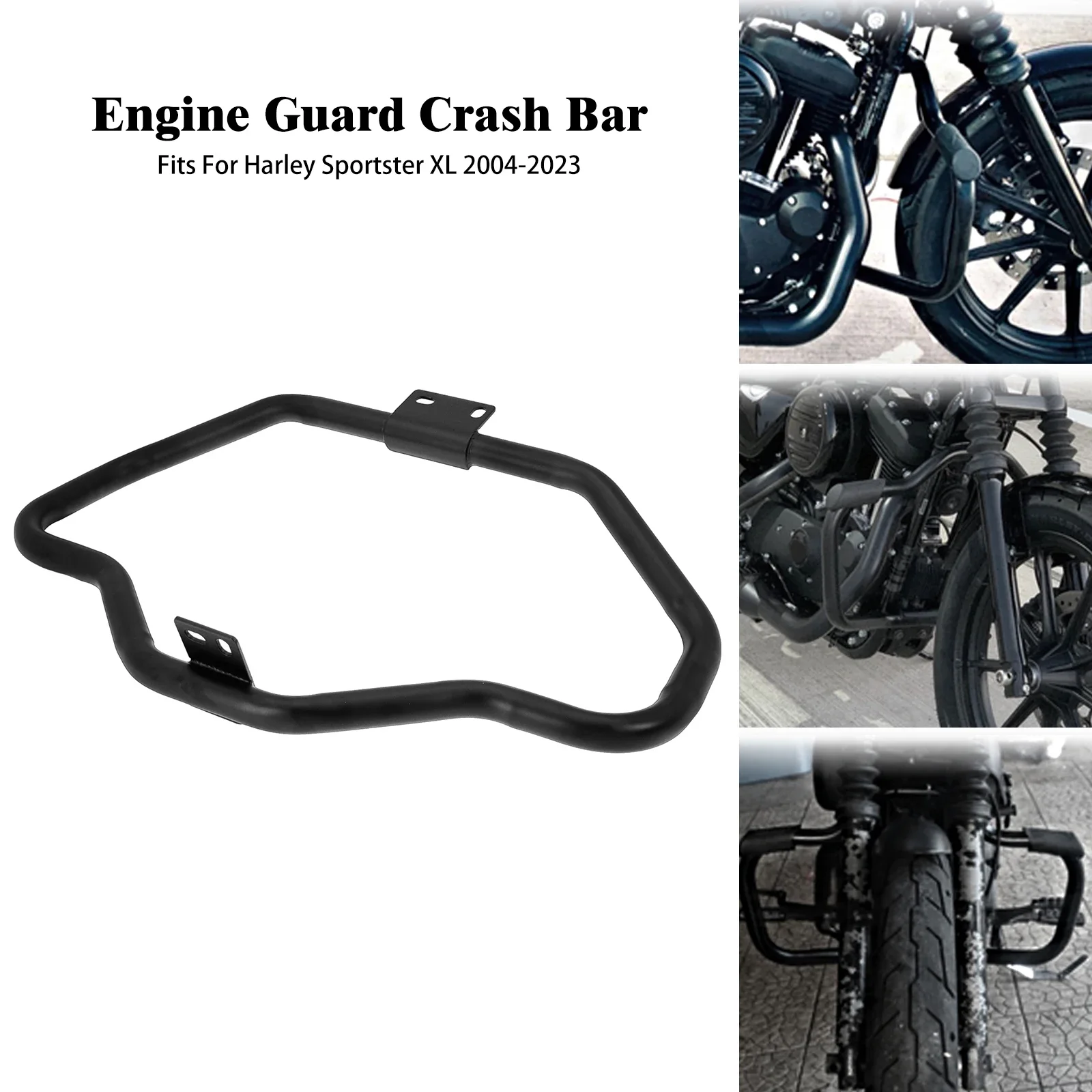 

Motorcycle Highway Engine Guard Bar Front Crash Bars For Harley Sportster XL 883 1200 Roadster Super Low 2004-2023 XR 2008-2013