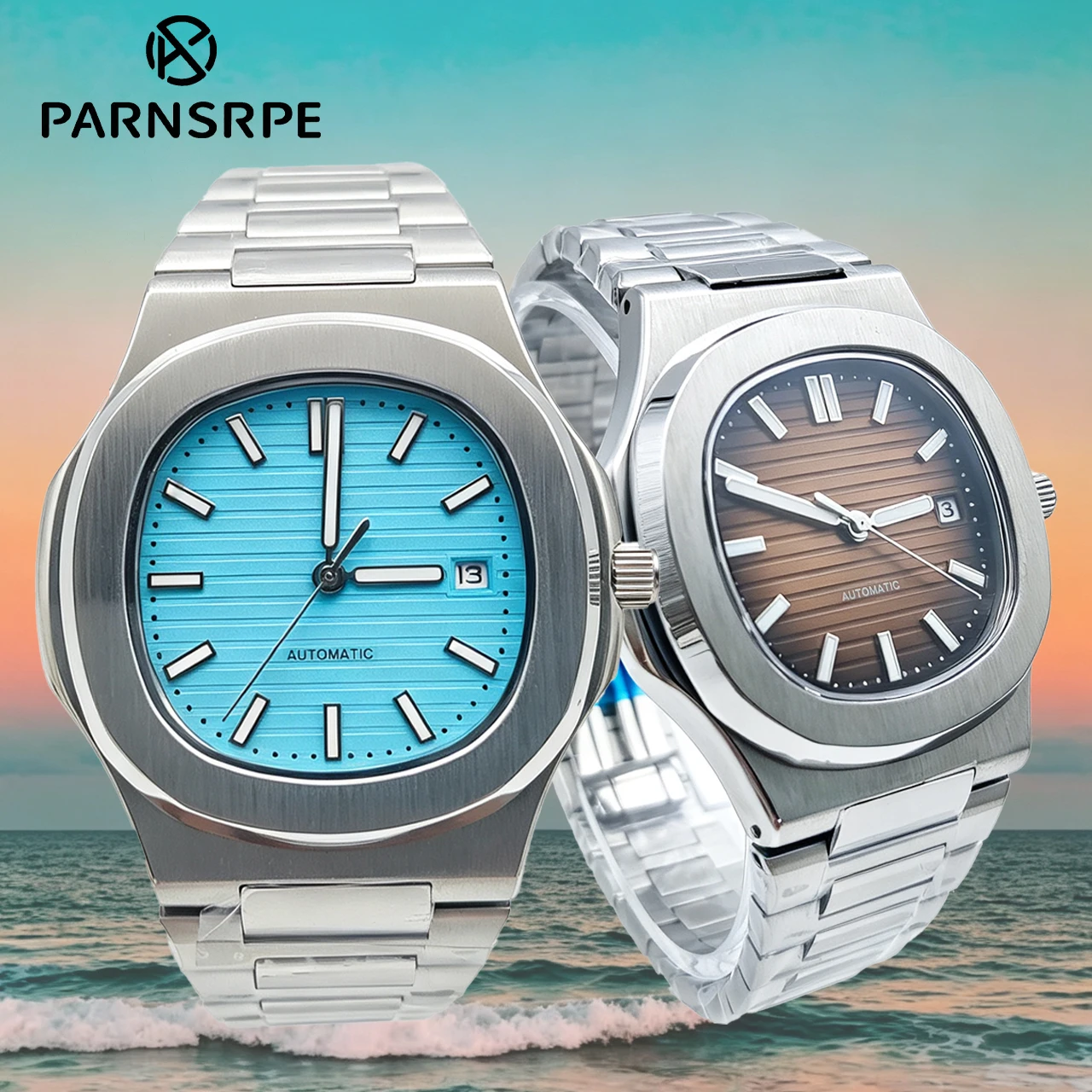 42mm 8215 automatic mechanical watch - men's wristwatch - high-quality stainless steel sapphire glass waterproof case-8215 watch