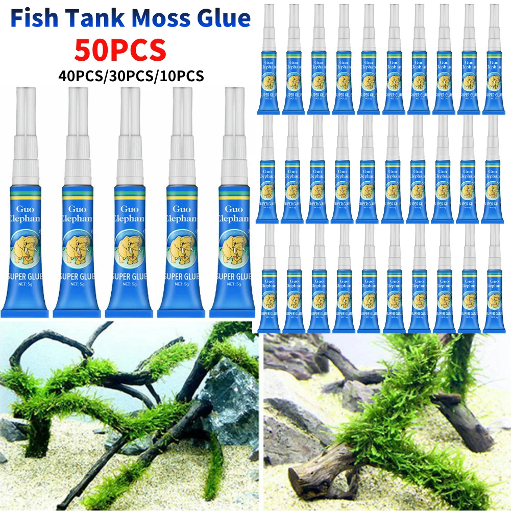 

250-50g Water Grass Plant Stick Glue Fish Tank Coral Reef Ornaments Frags Aquarium Fixing Mucilage Glue Fish Tank Decor