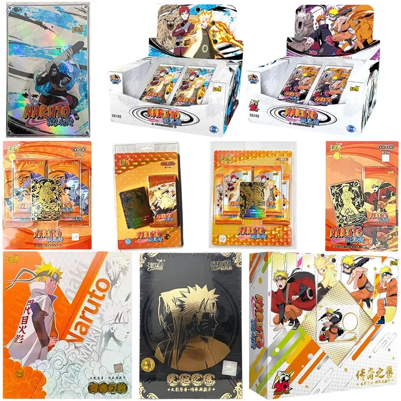 

Genuine Kayou Naruto Cards Uzumaki Uchiha Sasuke Complete Works Series Anime Character Collection Card Child Toy Game Card Gift