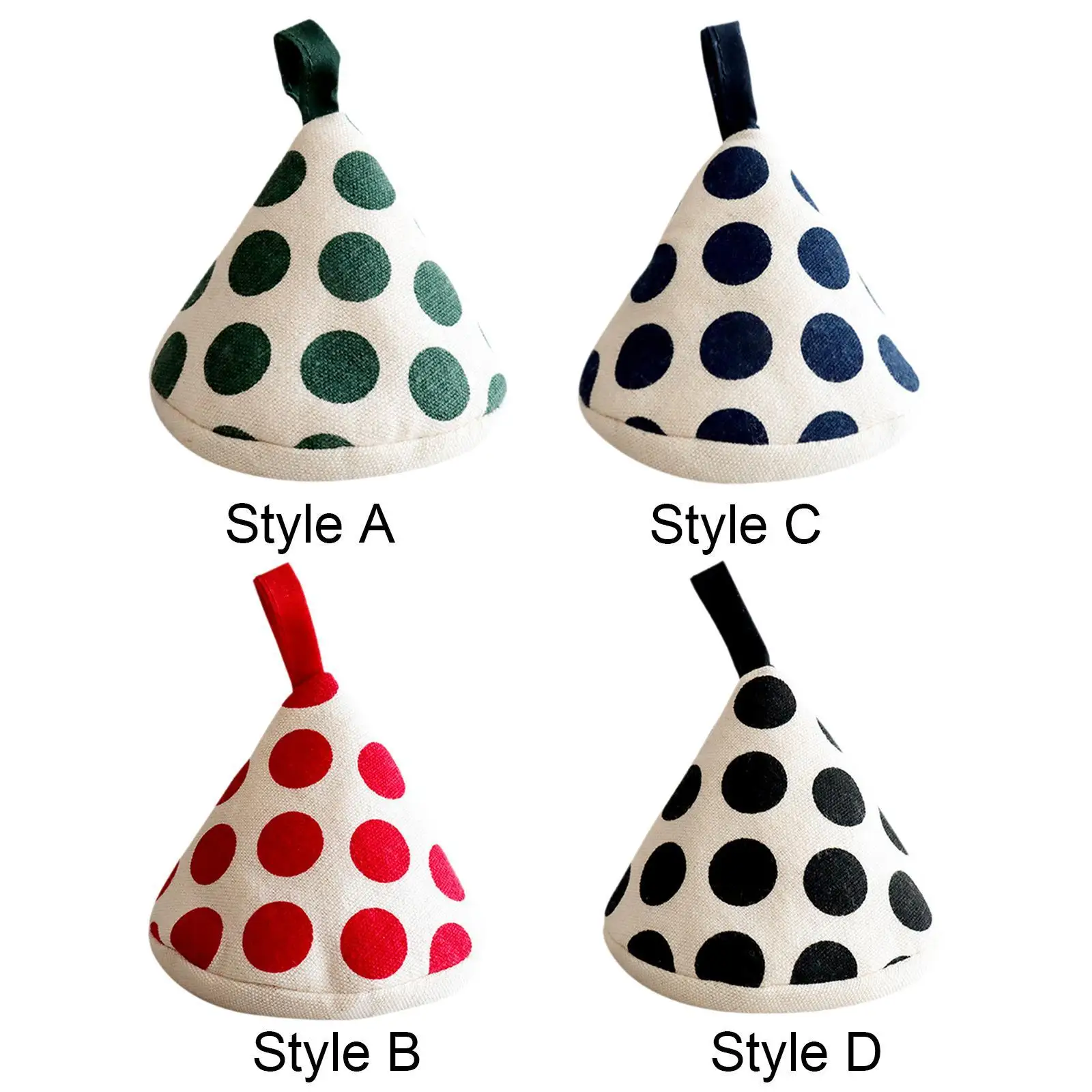 

Крышка ручки кастрюли с принтом в горошек для ушей кастрюли для сковороды