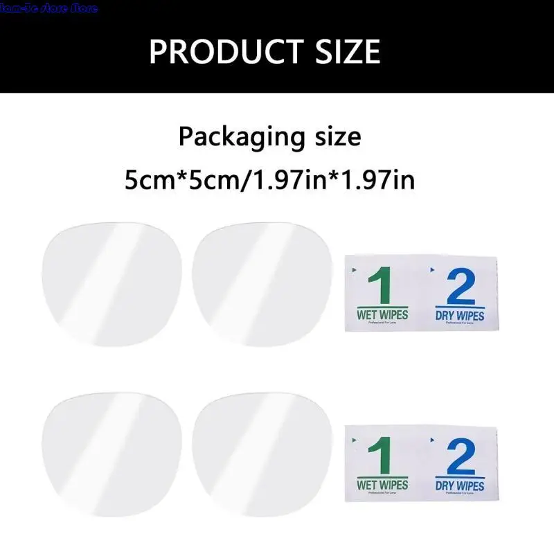 D0UA AR Glasses Shield Lens Film for StarV MYVU Glasses Offering Superior Scratch Protections And HassleFree Application