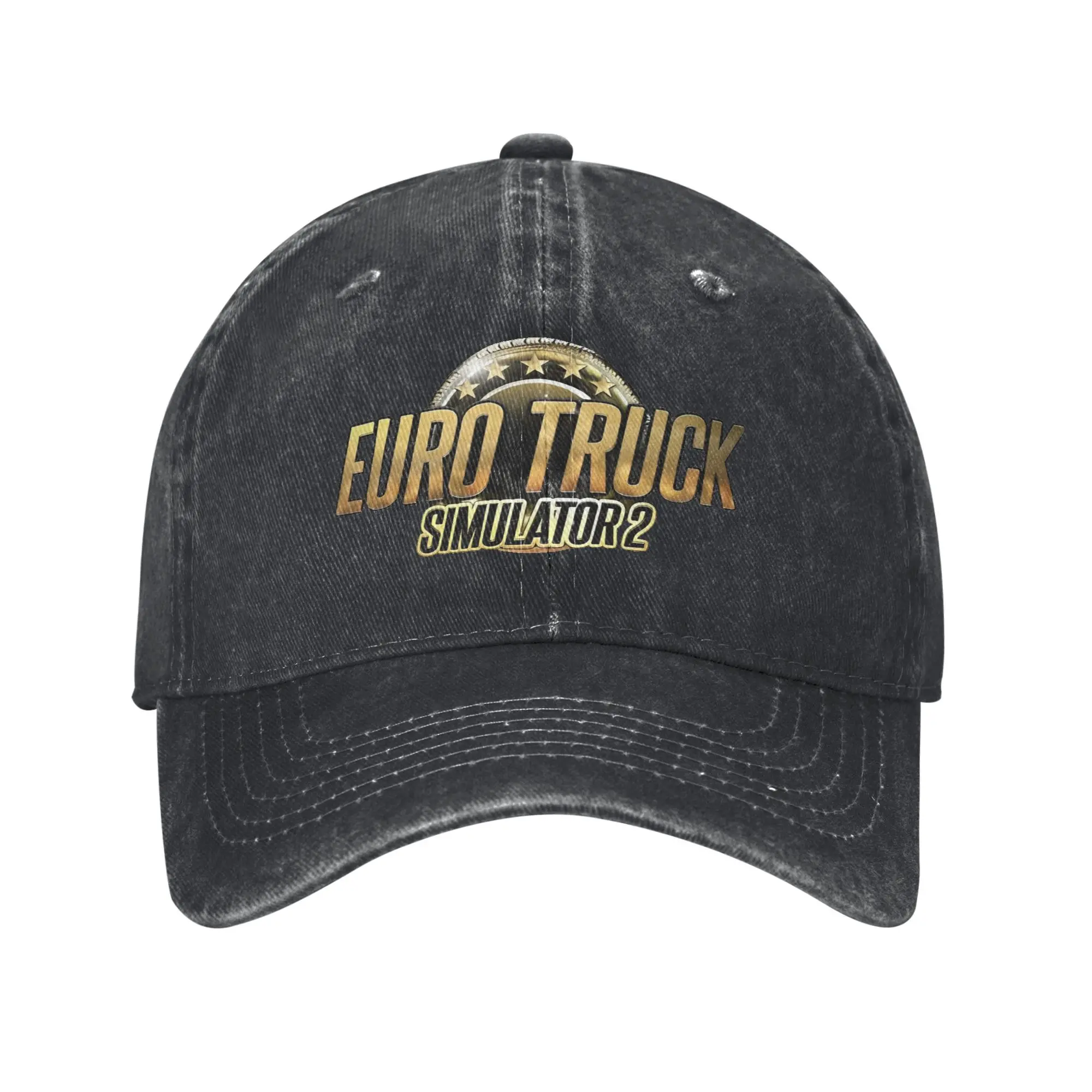

Euro Truck Simulator 2 Game Baseball Caps Vintage Distressed Denim Washed Management Sun Cap Outdoor All Seasons Adjustable Hat