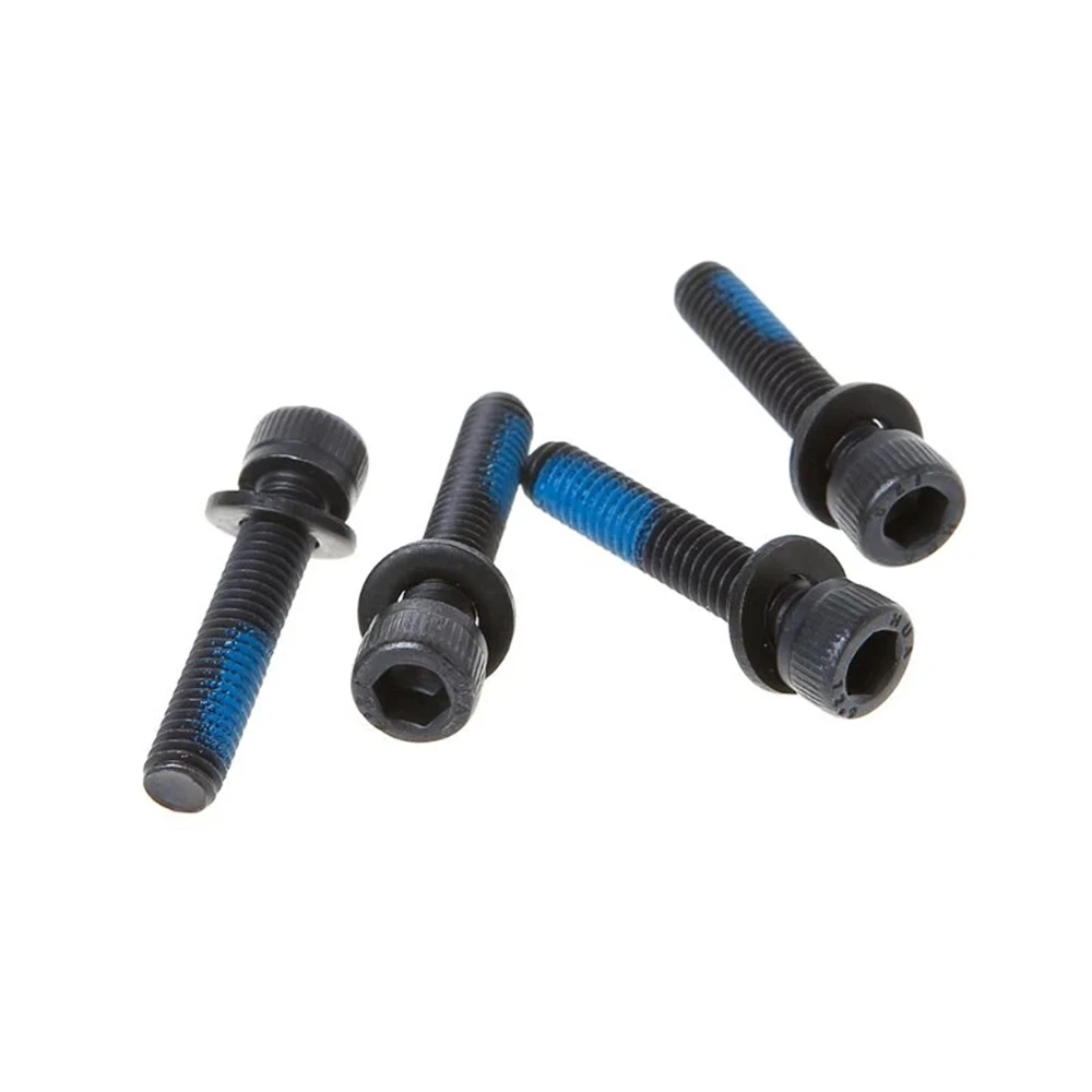 4 قطعة M6 × 18/35 مللي متر دراجة الفرامل الفرجار جبل مسامير الطريق دراجة الفرامل محول البراغي الفرجار تصاعد مجموعة أدوات #2