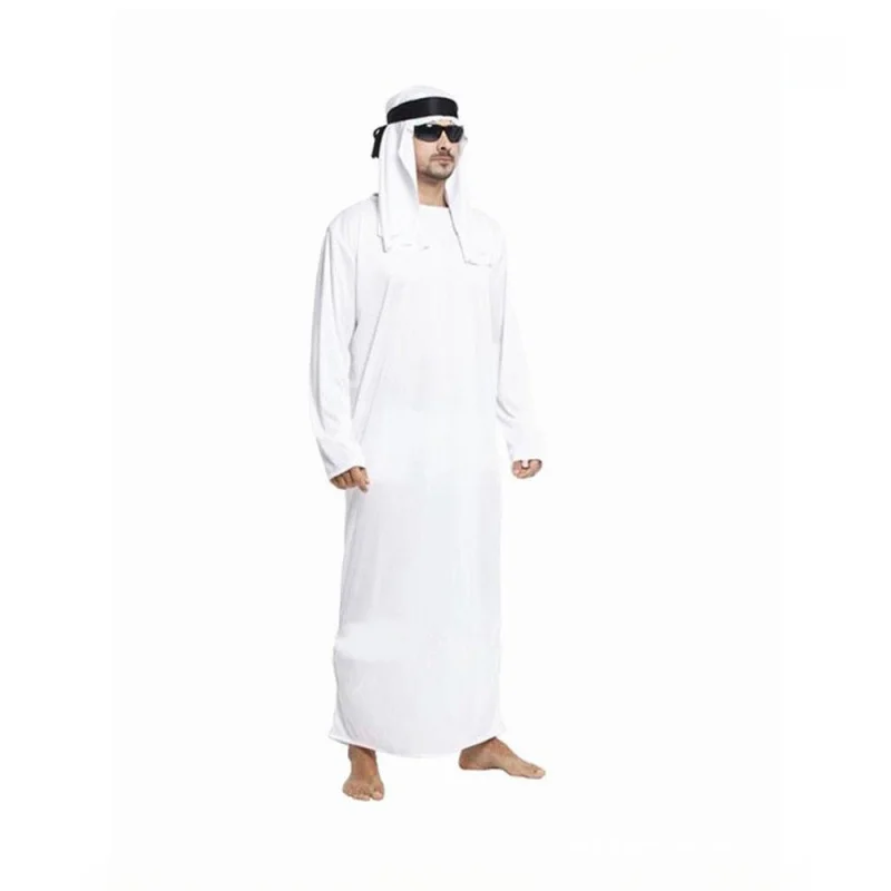 زي أداء الهالوين التأثيري للرجال البالغين زي الأميركية العربية رئيس الزي المرحلة العرقية النسائية Faion التقليدية دكتور