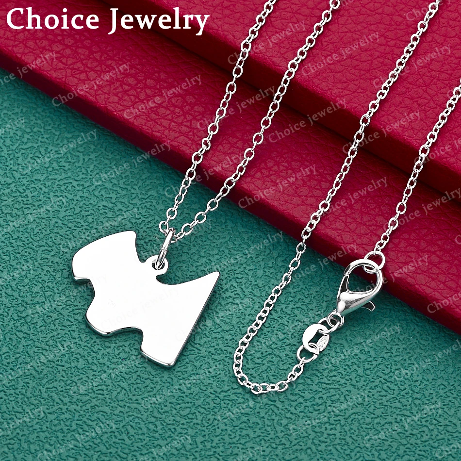 925 Sterling Silver Chain Necklace Men - 40~75cm, 925 스털링 실버 소재의 강아지