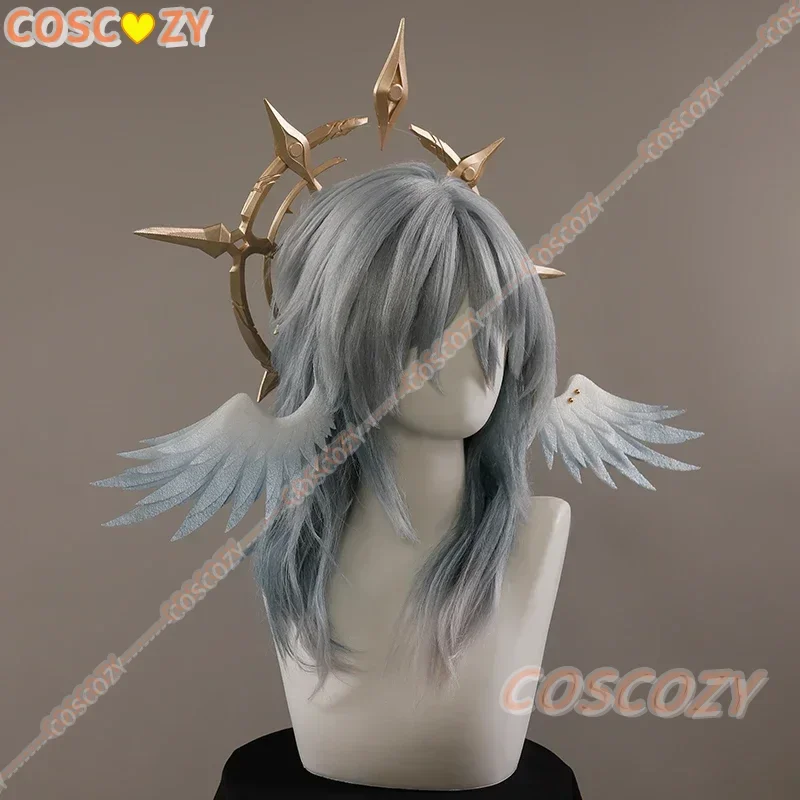 Honkai Star Rail Order Sunday Cosplay Halo Wings Headwear Book Wig Props Game Accessories Halloween Party Props for Men Boys