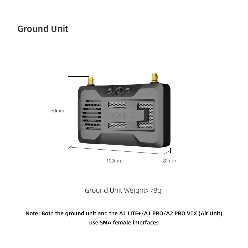 HGLRC Draco FPV HD VTX System 5.8G 1W
