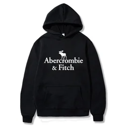 Abercrombie Fitch Top High Quality Streetwear Casual Pullovers Long Sleeve Hoodies Jogging Men Women Sweatshirts Fashion Daily