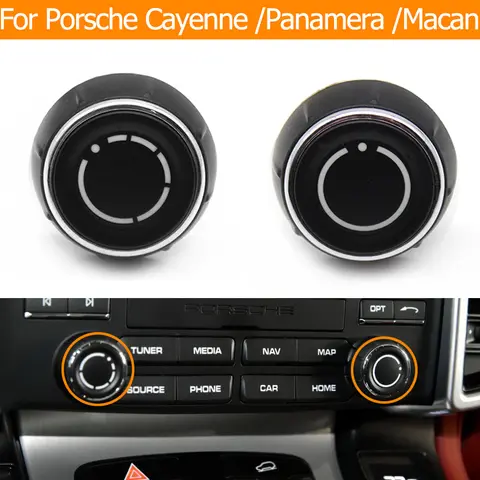 인테리어 자동차 CD 플레이어 오디오 볼륨 조절 손잡이 스위치 버튼 캡 Porsche Cayenne Panamera Macan Boxster 7P5 911 718 970 인테리어 자동차 CD 플레이어 오디오 볼륨 조절 손잡이 스위치 버튼 캡 Porsche Cayenne Panamera Macan Boxster 7P5 911 718 970