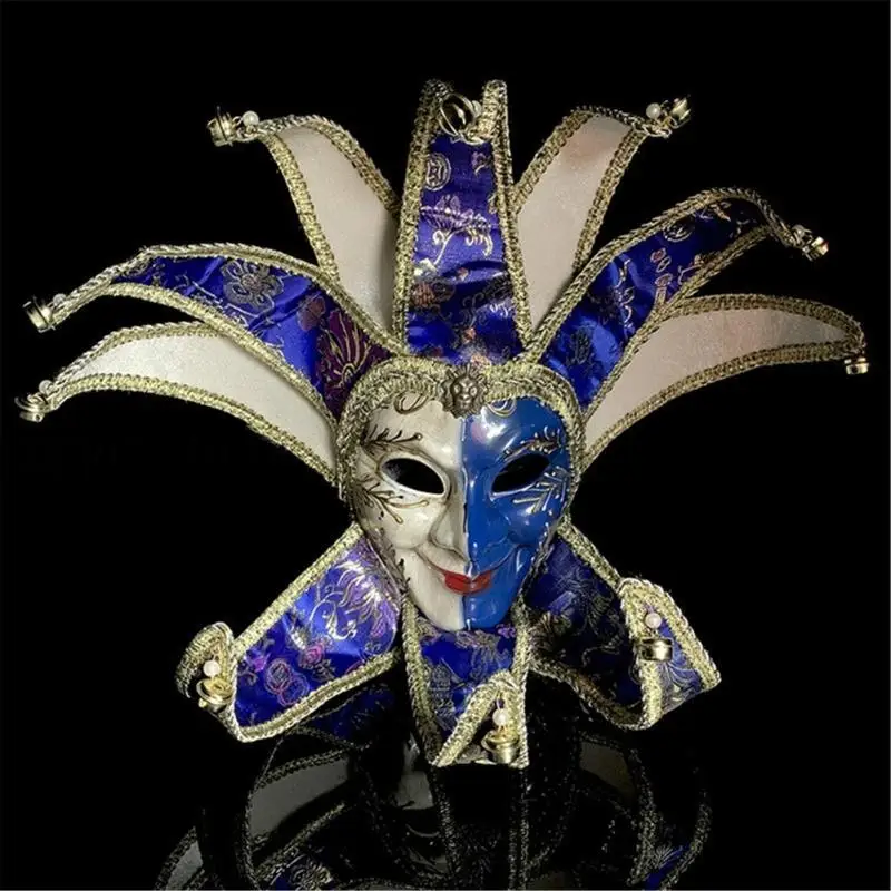 

39BD Masquerade Full Face Mask for Women Halloween Masquerade Carnivals Wedding Party