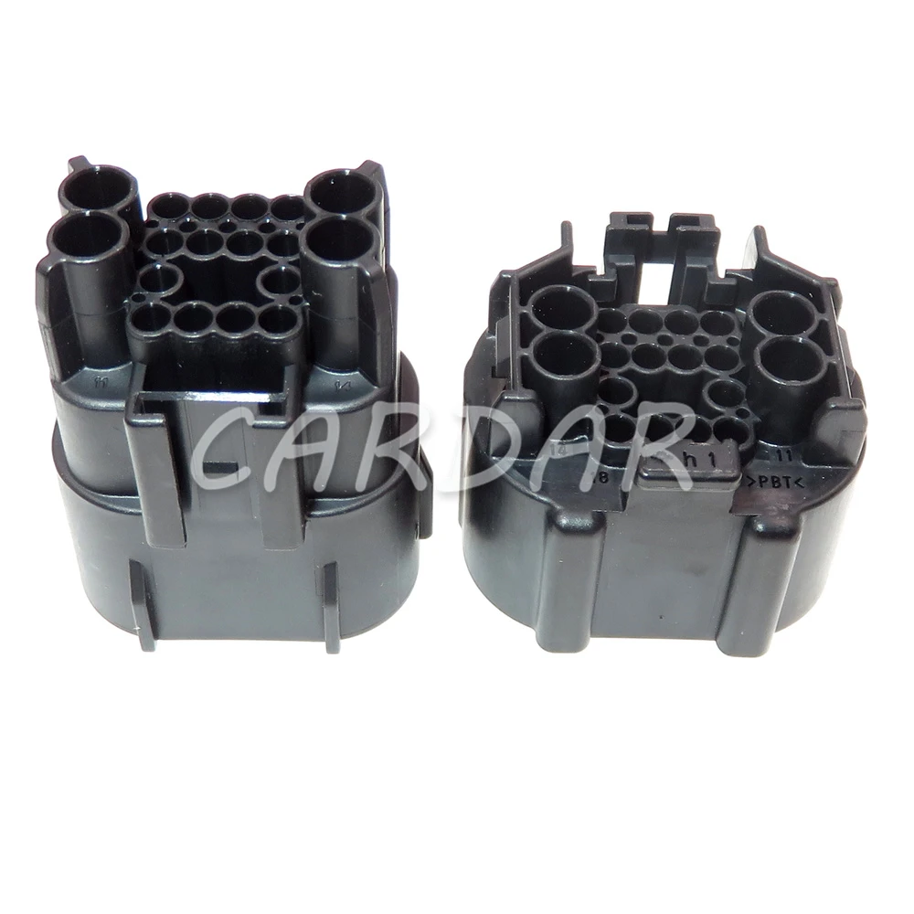 1 Set 18 Pin Automotive Waterproof Composite Connector Car Electric Socket Auto Accessories AC Assembly 6188-5910 6188-5911