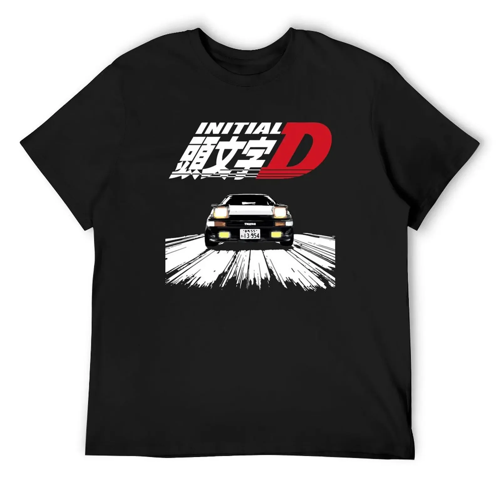 

Initial D AE86 T-Shirt football t shirt summer 2025 vintage anime shirt blanks Men's cotton t-shirt