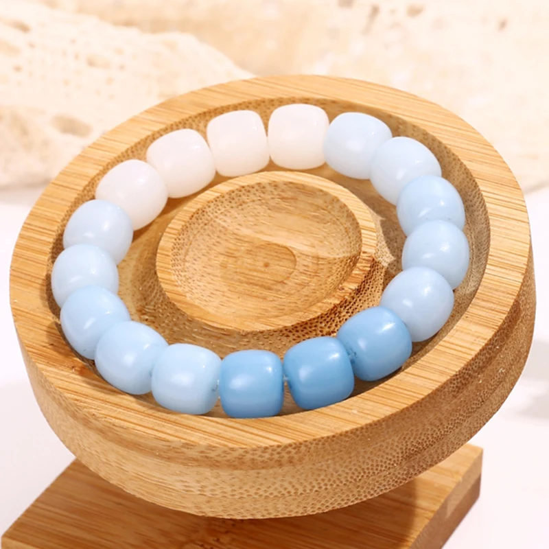 Wooden Color Jewelry Plate Tray Design Bracelates Rings Holder Display Case Crafts Gifts Organizer Beads Showcase Natural Board