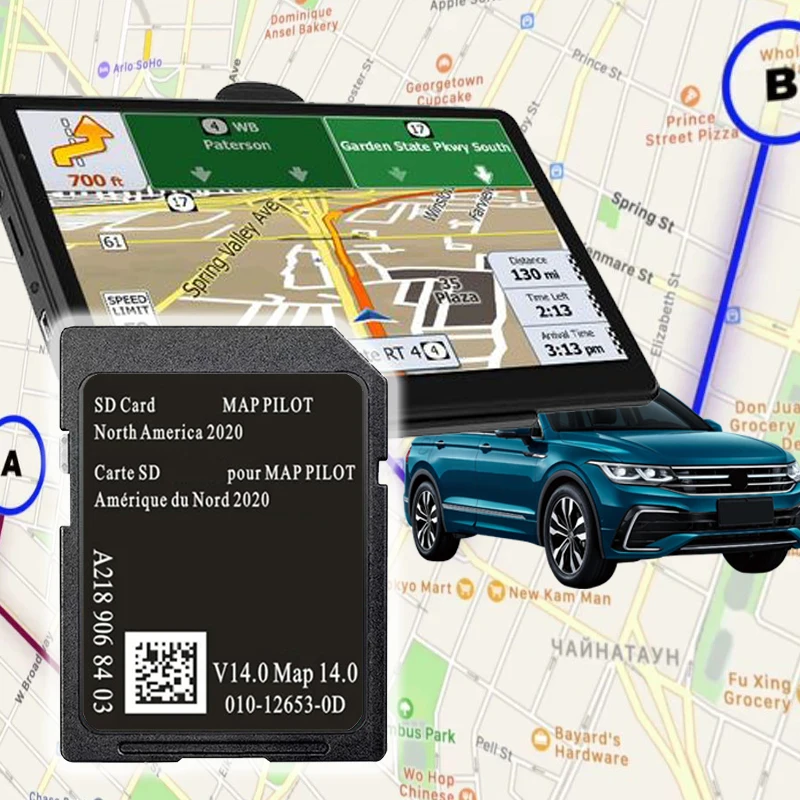 Update 2020 North America Maps for Mercedes Garmin System GLA CLS Vehicle Navigation SD Card GPS A2189068403 V14 Sat Nav