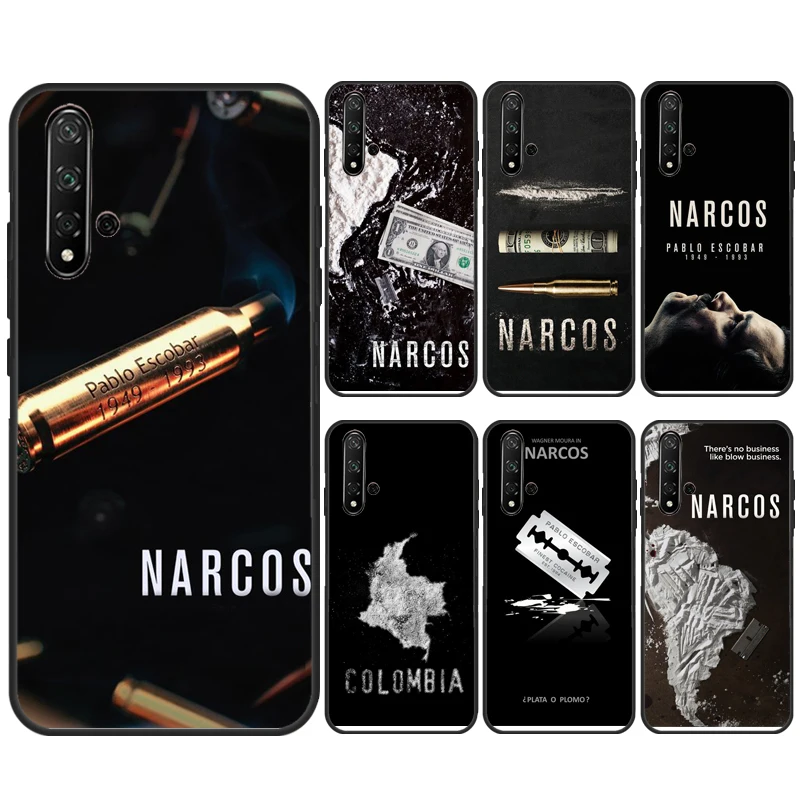 Narcos TV series Cover For Huawei Nova Y91 Y90 Y70 Y60 Y61 9 10 SE 11i 8i 7i 3i 5T P30 P40 Lite P60 Pro Case