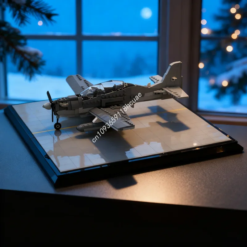 387 Uds MOC Embraer EMB T Tucano Creator diseñador modelo bloques de construcción construcción montar regalos de navidad juguetes DIY Idea niños