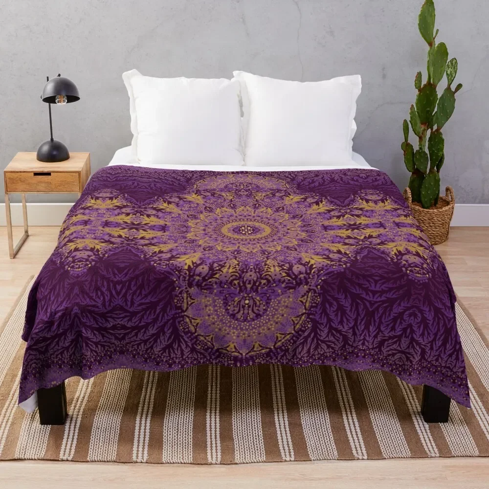 

Mandala Echo Throw Blanket Soft Beds Hair Polar manga Blankets