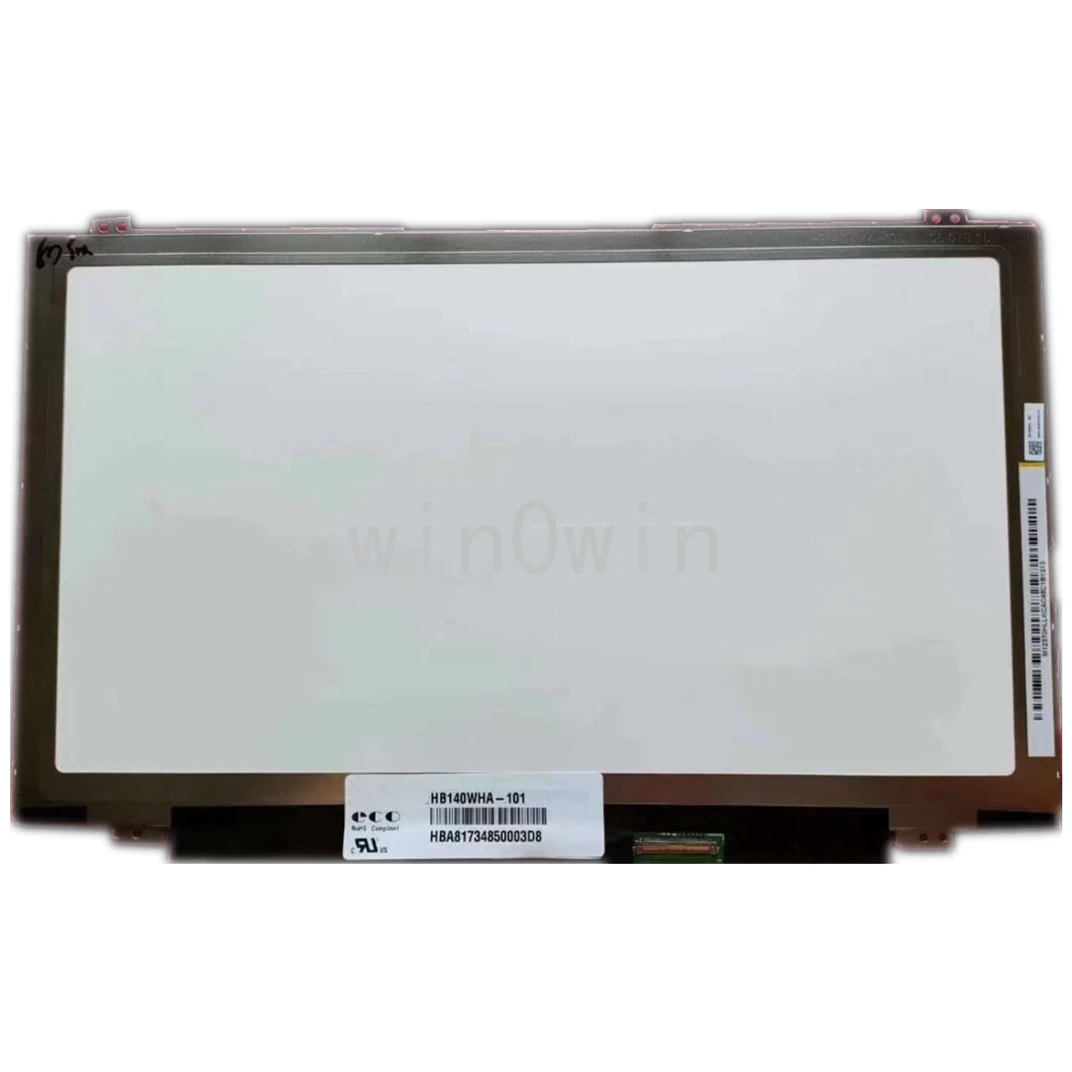 

HB140WHA 101 For LED Screen Matrix for laptop 14.0" 1366X768 HD 40Pin LCD Display Replacement Panel Monitor