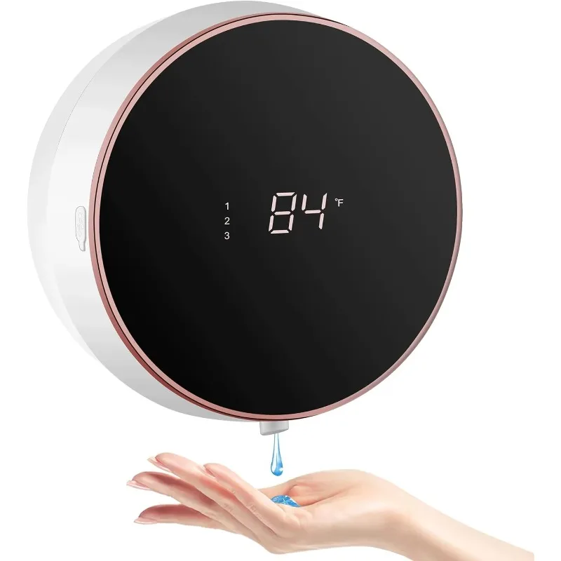 

300ML Portable Touchless Hand Sanitizer Foam Dispenser Wall-mounted Intelligent Digital Display Hand Washing Foam Soap Dispenser