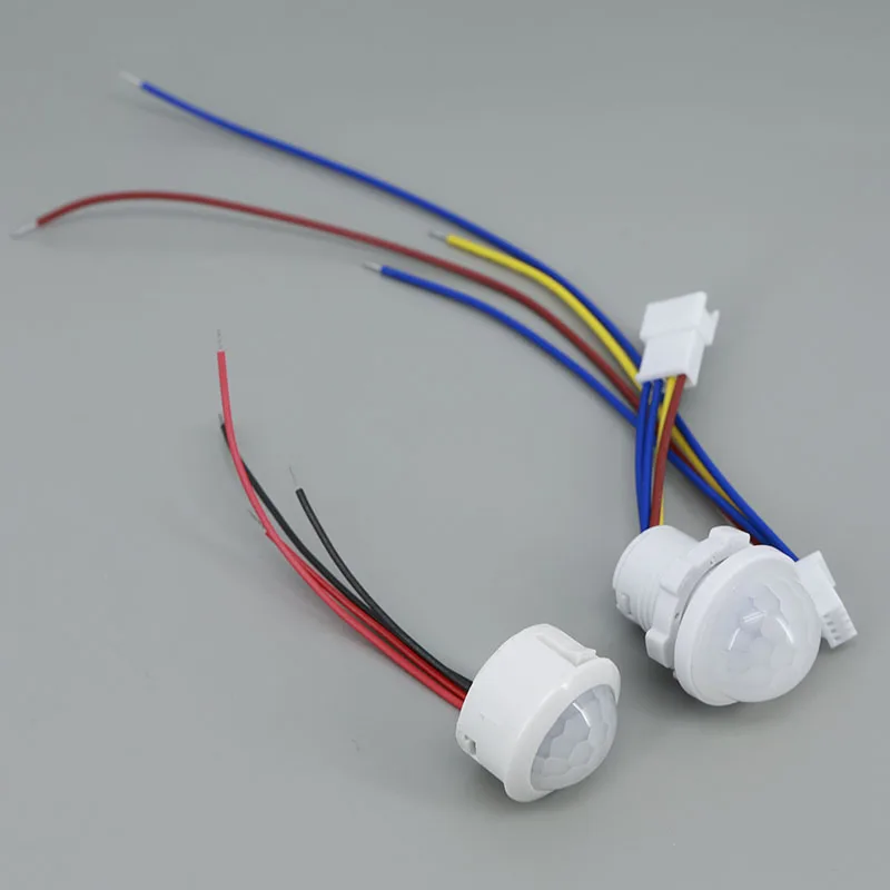 AC 220v or DC 12V 24V PIR Infrared Motion Automatic Lamp Sensor Detector IR Light control Switch Human Body Indoor Outdoor M20