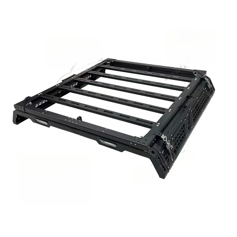 New val Expandable Top Loading Half Height Gantry Roof Storage Rack  Pickup Truck Exterior Accessories