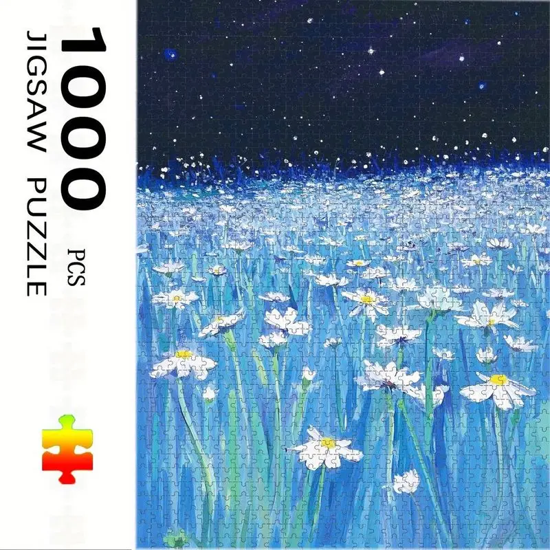 Puzzle panoramiczne 1000/500 elementów, artystyczne łagodzenie stresu, wymagające myślenia, wysokiej jakości i różnorodne gry, idealny prezent na urodziny A