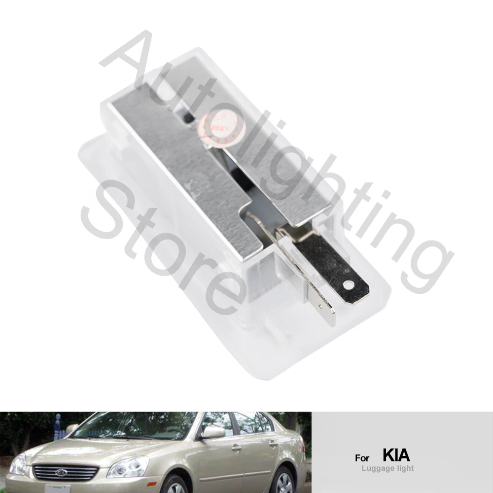2Pcs LED Luggage Trunk Cargo Light for Kia Sportage forte optima rio For Hyundai Accent Elantra Equus Genesis Veloster Sonata