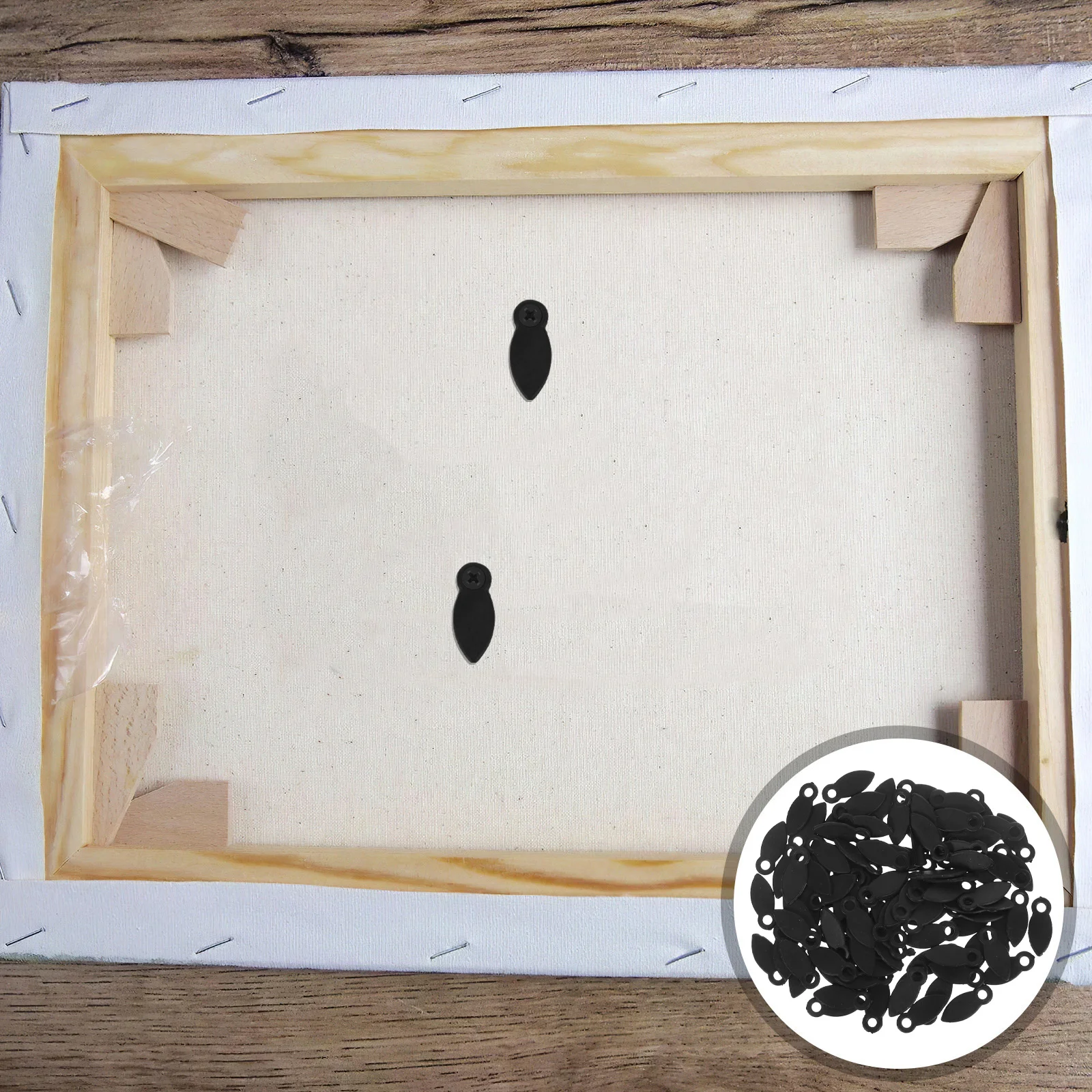 

100Pcs Picture Frame Backing Clips Plastic Heavy Duty Fasteners Easy Install Photo Frame Accessories Home Decor