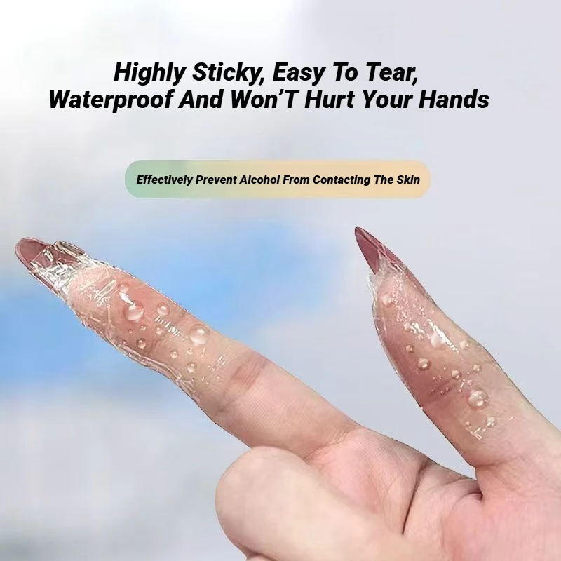 1 Rolle transparentes, selbstklebendes Band aus PU-Material, tragbarer Fingerschutz, Anti-Reibungs-Aufkleber für Baden und den täglichen Gebrauch – Detail 3