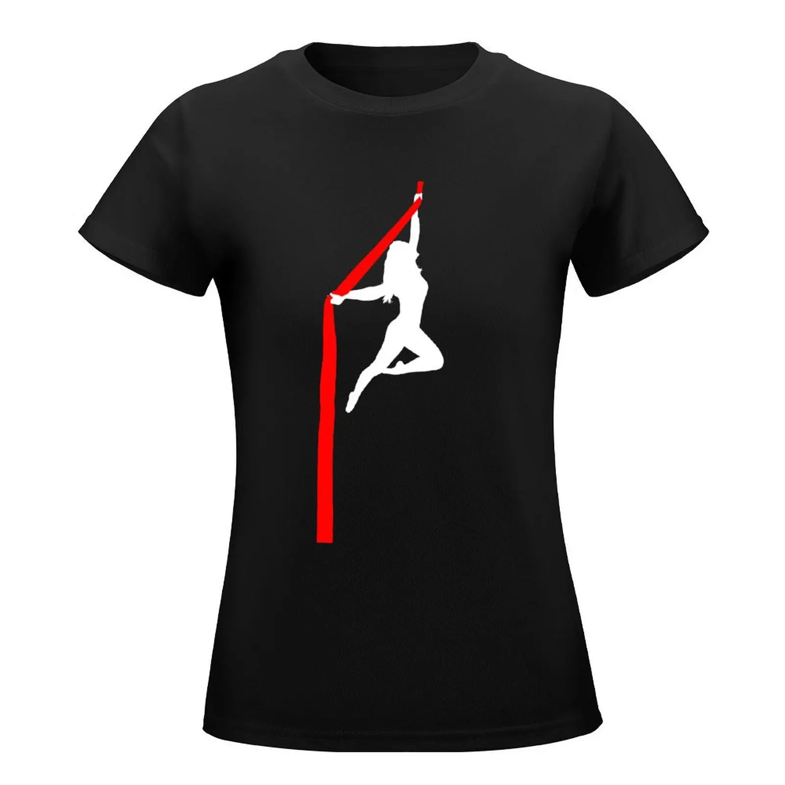 Silks Aerialist Silhouette T-Shirt funny cute clothes Short sleeve tee t shirts for Women graphic