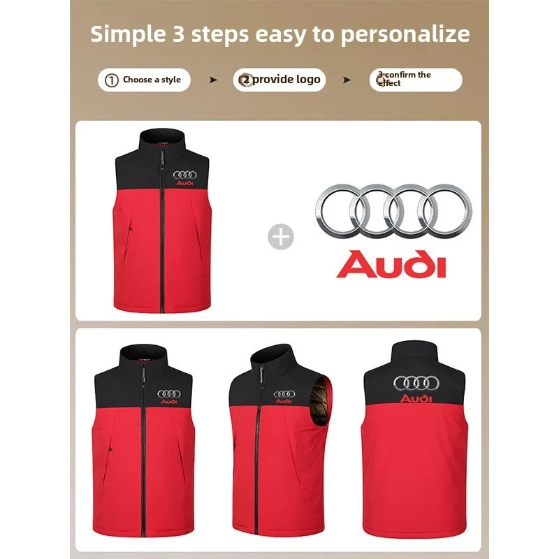 High-end graphene company activity overalls custom logo thickened warm sports down vest running vest