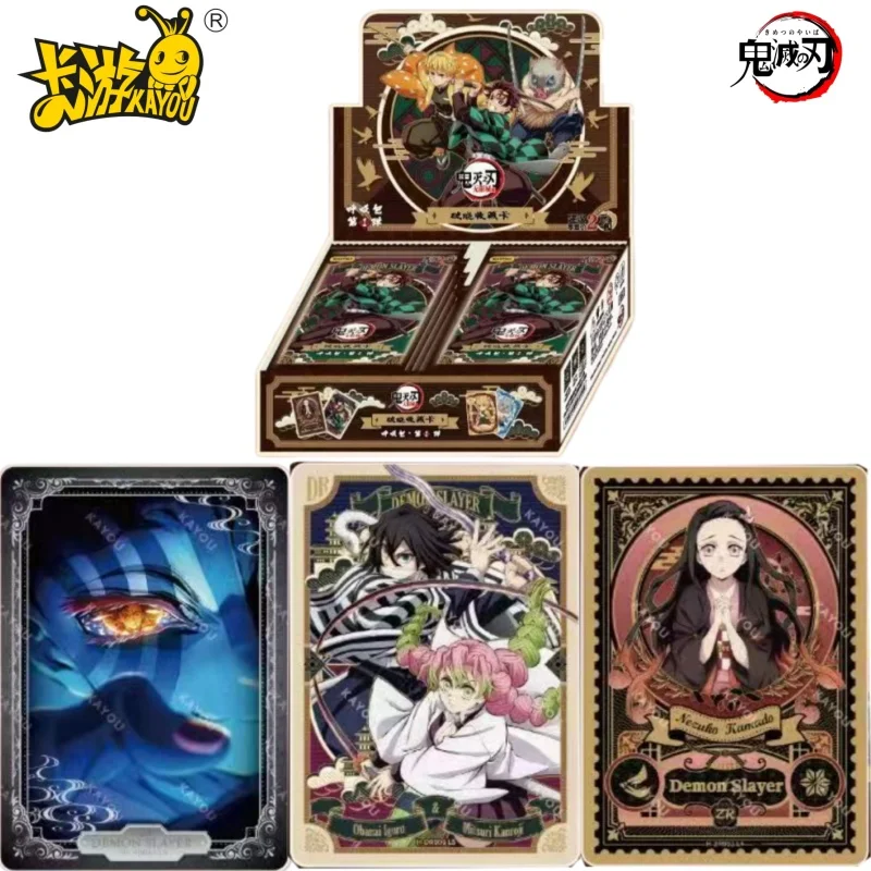 

KAYOU Genuine Demon Slayer Card Dawn Bag Collection Card Animation Cartoon Game Collect Card Peripheral Toys Children's Gifts