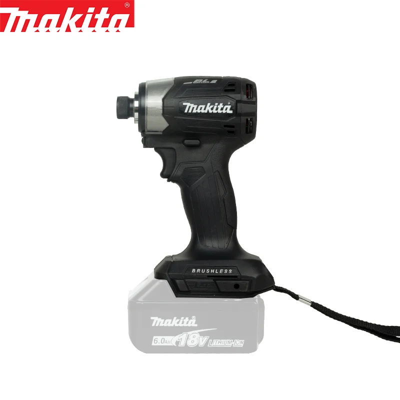 Makita-japonês recarregável impacto chave de fenda elétrica, DTD173, Linha Nacional, Motor sem escova, DTD173Z M, roxo