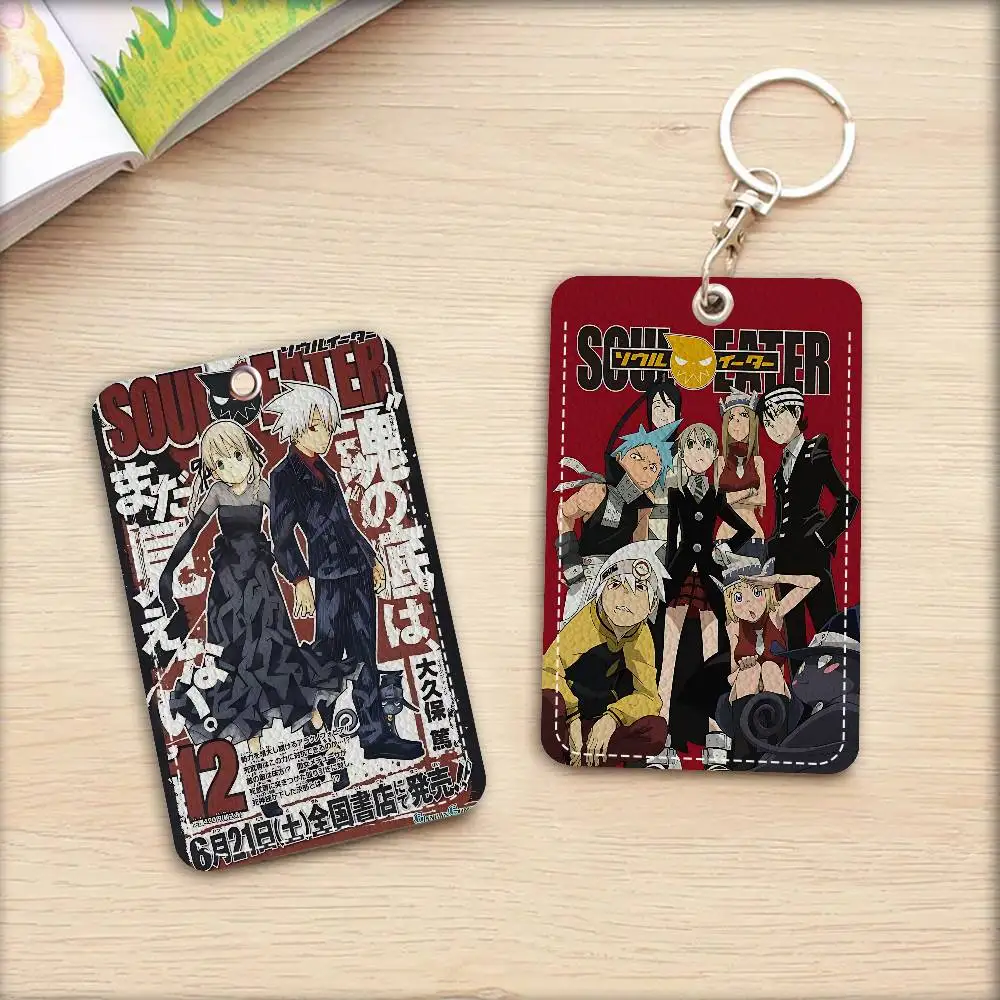 Soul Eater Anime Personalised Holder Suitable for Bank card,Subway, Bus Card Wallet Card Case Badge Holder Keychain