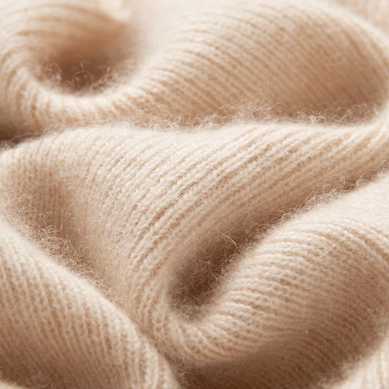 Women's 100% Cashmere Sleeveless Top Casual Solid Color Knitted Semi High Neck Base Blouse Thermal Jumper