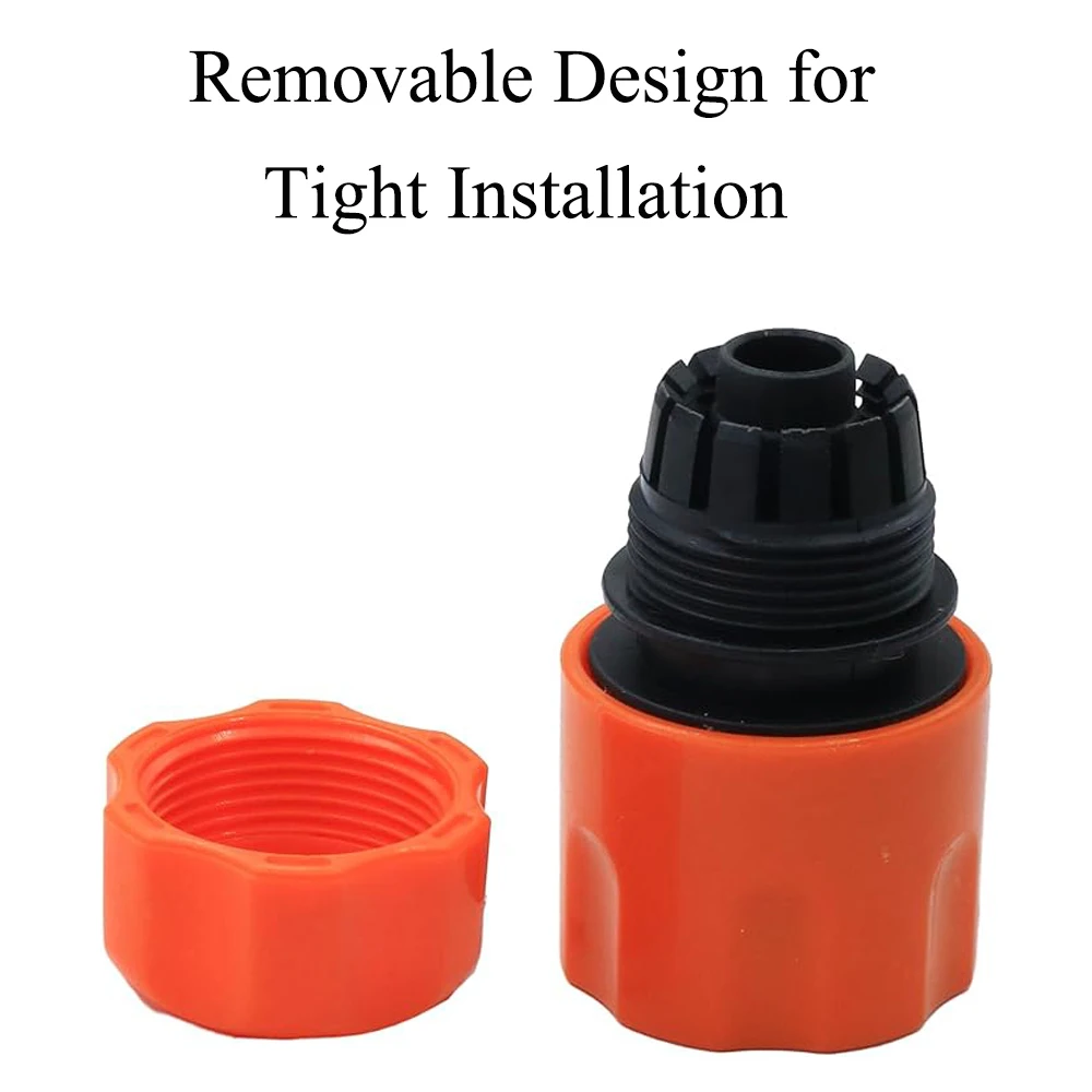 Water Quick Connector Quick-Connect Hose Coupling for Garden Irrigation Plastic 1/2'' Hose Quick Coupling