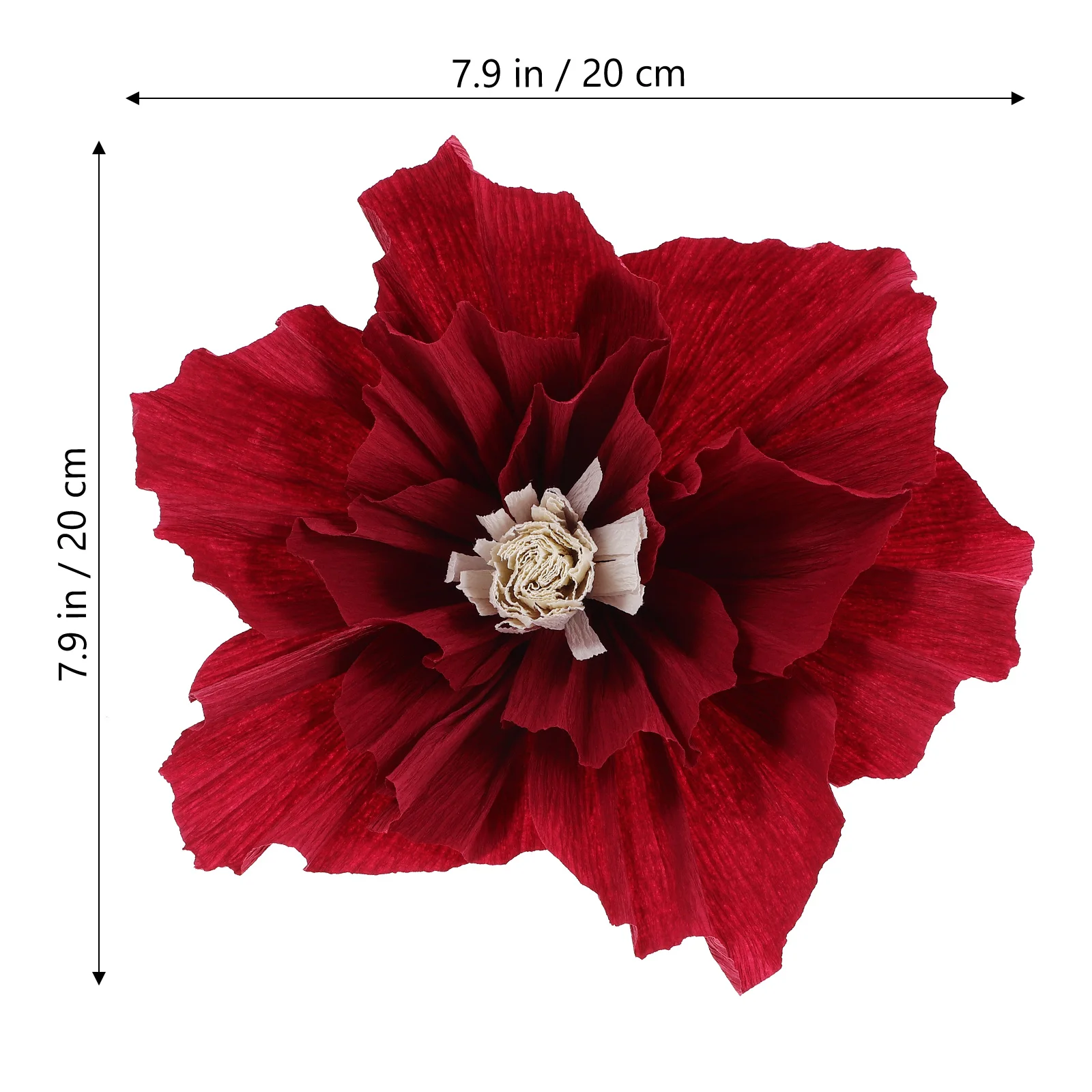

10pcs Paper Decoration 20cm Artificial Flowers for Party Wedding Home Decor Flowers Decorations For Party Color