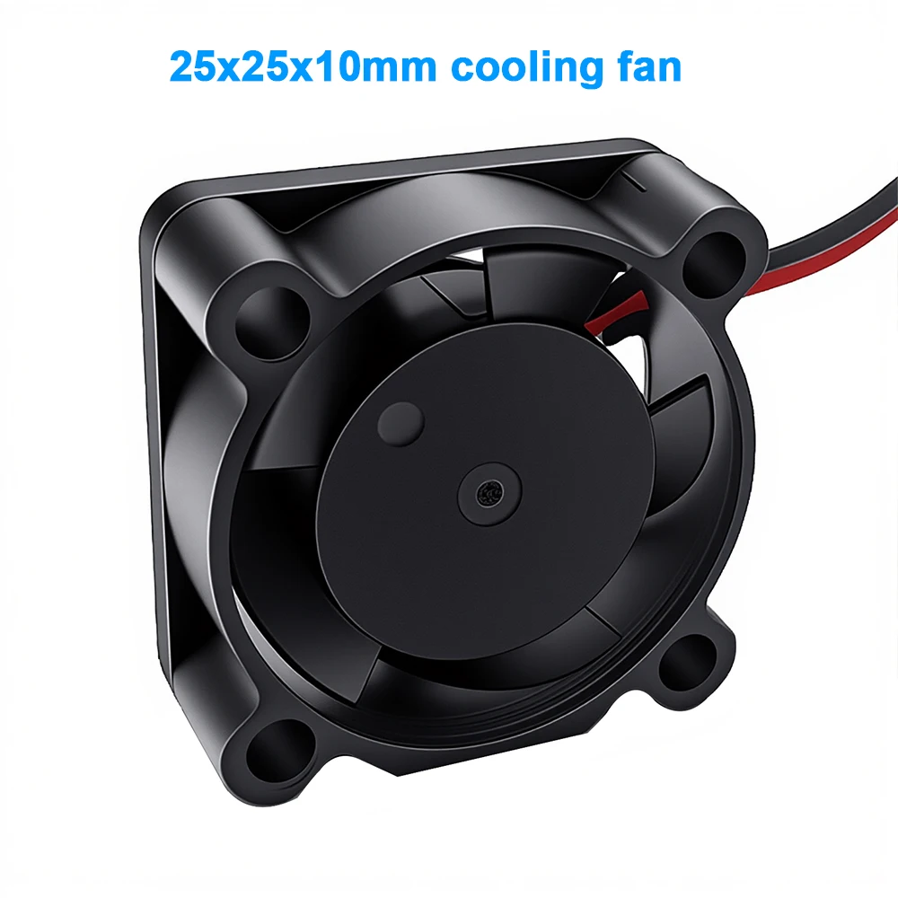 2510 12V 5V Brushless Cooling Fan for Reprap 3D Printer Parts DC Cooler 25x25x10mm Plastic Fan