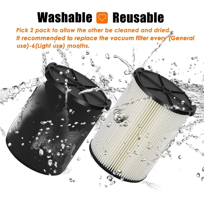 A24P لمرشحات استبدال Ridgid & Husky VF4000 & VF7000 لمكانس المتجر 5- 20 جالون و 6- 9 جالون #3