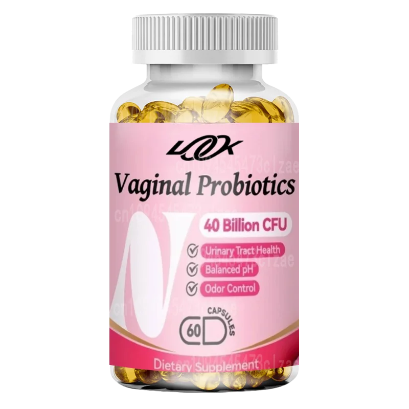 

Female Vaginal Probiotics, 40 Billion CFU, Organic Prebiotics, Cranberries, 60 Capsules, Promote PH Balance, Urethral Health
